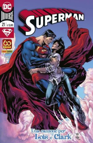 Copertina del fumetto Superman vol. 21, edizione italiana Panini Comics / DC / Marvel / Disney di Reis, Fiumara & Bendis