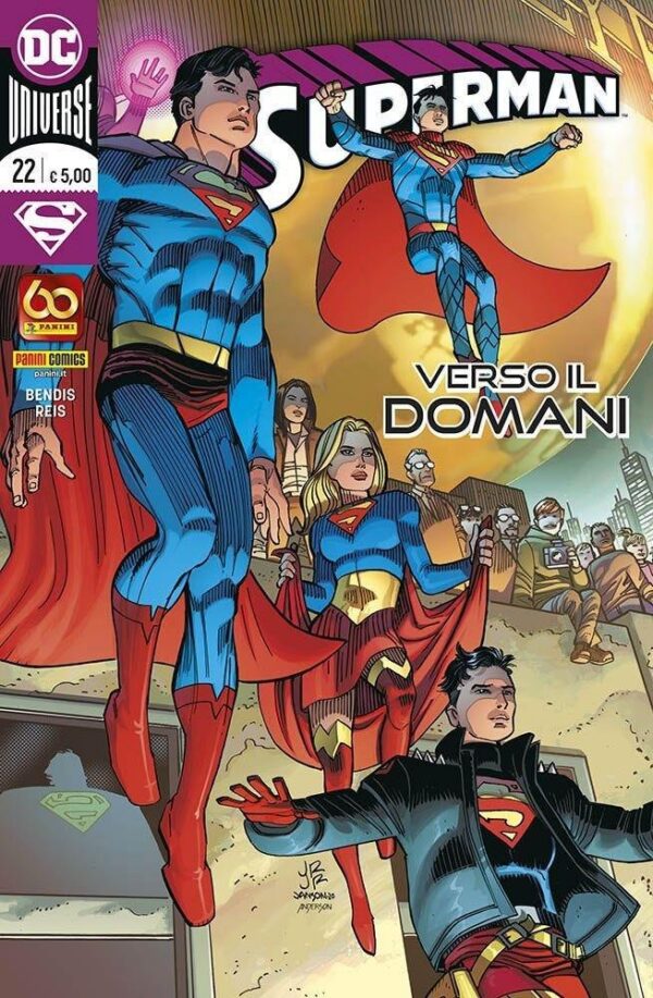 Copertina del fumetto Superman vol. 22, edizione italiana Panini Comics / DC / Marvel / Disney di John Romita Jr. & B.M. Bendis Copertina del fumetto Superman vol. 22, edizione italiana Panini Comics / DC / Marvel / Disney di John Romita Jr. & B.M. Bendis