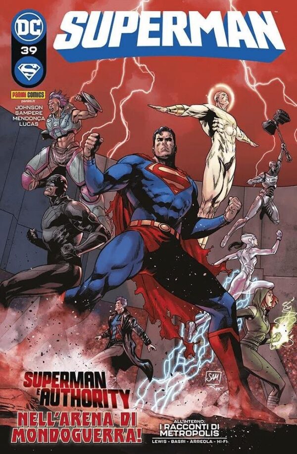 Copertina del fumetto Superman vol. 39, edizione italiana Panini Comics / DC / Marvel / Disney di Aa.Vv. Copertina del fumetto Superman vol. 39, edizione italiana Panini Comics / DC / Marvel / Disney di Aa.Vv.