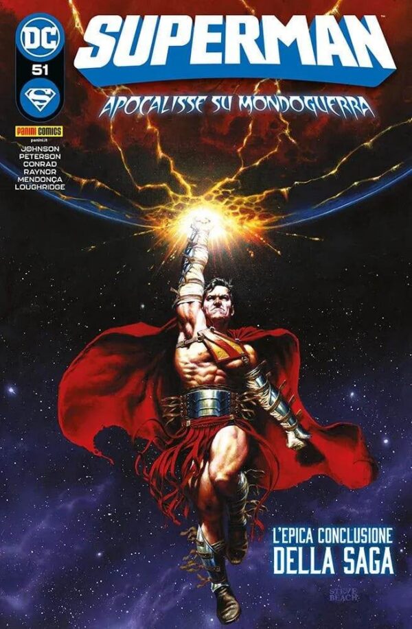Copertina del fumetto Superman vol. 51, edizione italiana Panini Comics / DC / Marvel / Disney di Johnson, Peterson & Aa.Vv.