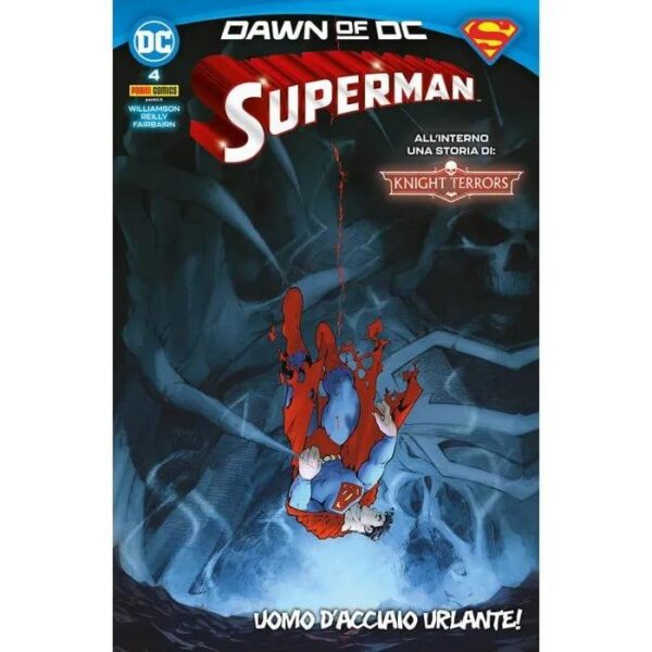 Copertina del fumetto Superman 57 - Superman vol. 4, edizione italiana Panini Comics / DC / Marvel / Disney di Reilly & Williamson