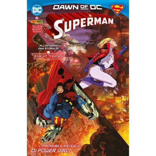 Copertina del fumetto Superman 59 - Superman vol. 6, edizione italiana Panini Comics / DC / Marvel / Disney di Williams, Georgiev & Aa.Vv.