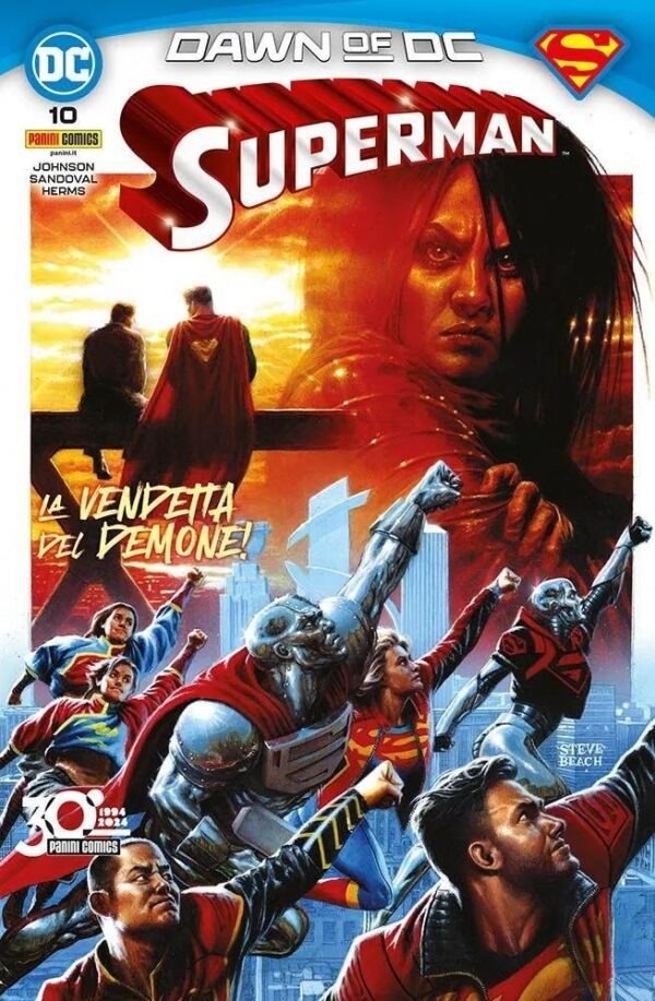 Copertina del fumetto Superman 63 - Superman vol. 10, edizione italiana Panini Comics / DC / Marvel / Disney di Aa.Vv. Copertina del fumetto Superman 63 - Superman vol. 10, edizione italiana Panini Comics / DC / Marvel / Disney di Aa.Vv.