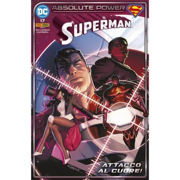 Copertina del fumetto Superman 70 - Superman vol. 17, edizione italiana Panini Comics / DC / Marvel / Disney di Williamson,Campbell
