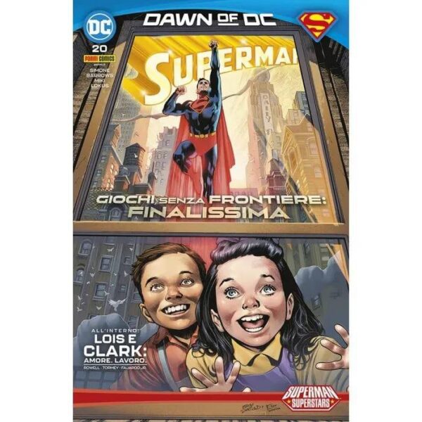Copertina del fumetto Superman 73 - Superman vol. 20, edizione italiana Panini Comics / DC / Marvel / Disney di Aa.Vv.