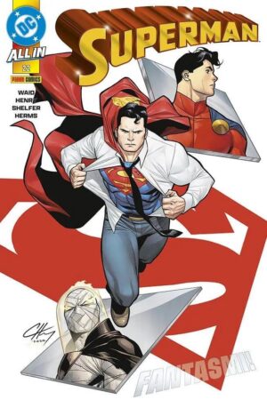 Copertina del fumetto Superman 75 - Superman vol. 22, edizione italiana Panini Comics / DC / Marvel / Disney di Clayton Henry & Mark Waid