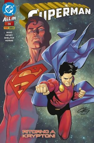 Copertina del fumetto Superman 77 - Superman vol. 24, edizione italiana Panini Comics / DC / Marvel / Disney di Henry,Shelfer,Waid