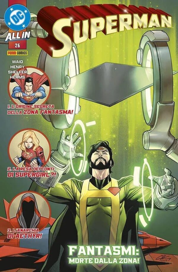 Copertina del fumetto Superman 79 - Superman vol. 26, edizione italiana Panini Comics / DC / Marvel / Disney di Henry,Shelfer,Waid Copertina del fumetto Superman 79 - Superman vol. 26, edizione italiana Panini Comics / DC / Marvel / Disney di Henry,Shelfer,Waid