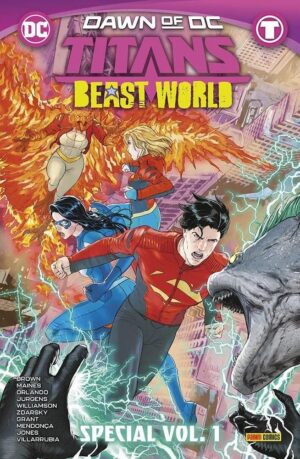 Copertina del fumetto Titans Beast World Special vol. 1, edizione italiana Panini Comics / DC / Marvel / Disney di Aa.Vv.