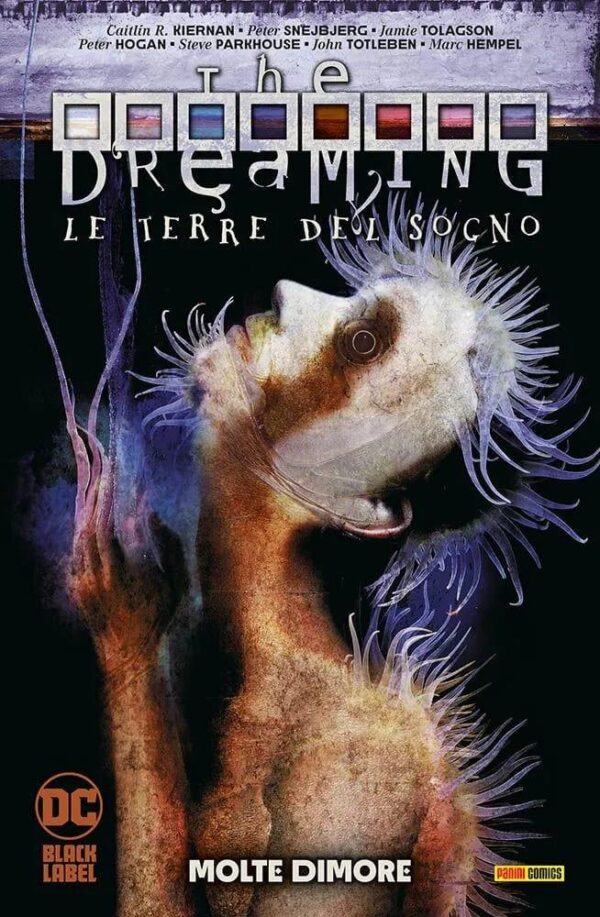 Copertina del fumetto The Dreaming - le Terre del Sogno vol. 5, edizione italiana Panini Comics / DC / Marvel / Disney di Kiernan, Snejberg & Aa.Vv.