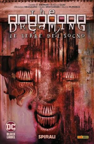 Copertina del fumetto The Dreaming - le Terre del Sogno vol. 6, edizione italiana Panini Comics / DC / Marvel / Disney di Kiernan, Guay, Hojgaard & Aavv
