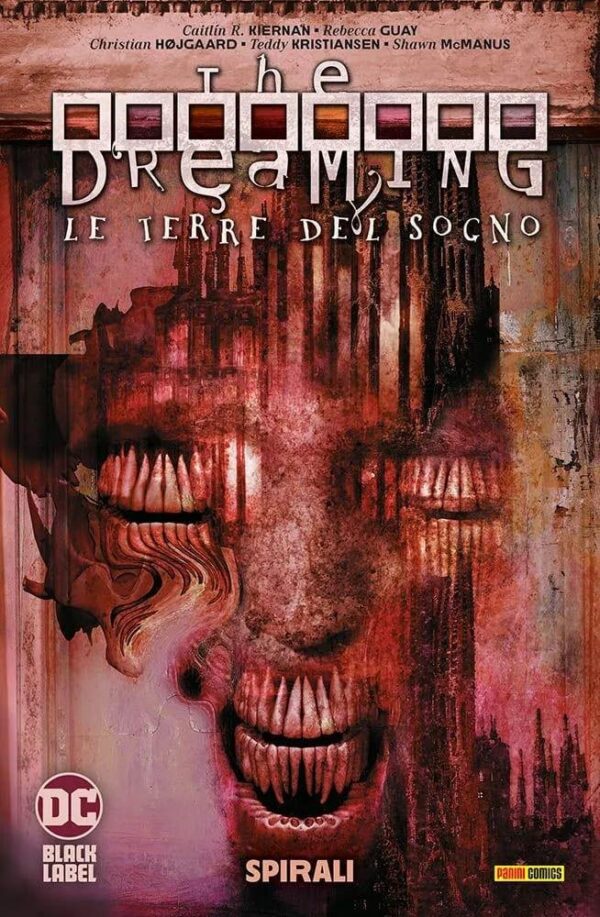 Copertina del fumetto The Dreaming - le Terre del Sogno vol. 6, edizione italiana Panini Comics / DC / Marvel / Disney di Kiernan, Guay, Hojgaard & Aavv
