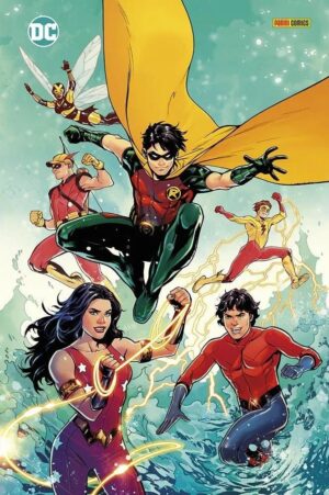 Copertina del fumetto Teen Titans Blitzkrieg Variant, edizione italiana Panini Comics / DC / Marvel / Disney di Lupacchino & Waid