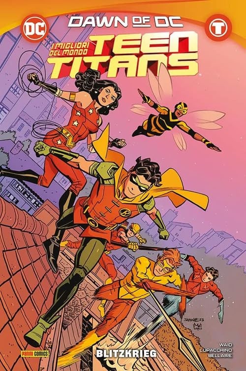 Copertina del fumetto Teen Titans - Blitzkrieg, edizione italiana Panini Comics / DC / Marvel / Disney di Lupacchino & Waid