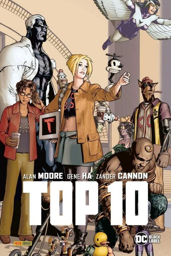 Copertina del fumetto Top vol. 10, edizione italiana Panini Comics / DC / Marvel / Disney di Alan Moore & Gene Ha Copertina del fumetto Top vol. 10, edizione italiana Panini Comics / DC / Marvel / Disney di Alan Moore & Gene Ha