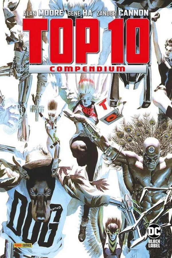 Copertina del fumetto Top 10 Compendium, edizione italiana Panini Comics / DC / Marvel / Disney di Alan Moore, Gene Ha & Aa.Vv. Copertina del fumetto Top 10 Compendium, edizione italiana Panini Comics / DC / Marvel / Disney di Alan Moore, Gene Ha & Aa.Vv.