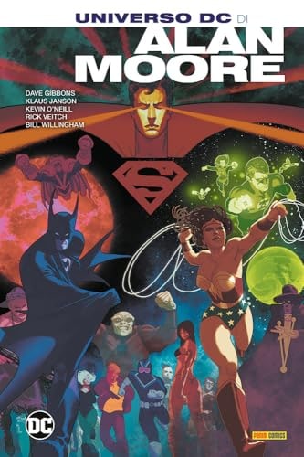 Copertina del fumetto Universo Dc di Alan Moore, edizione italiana Panini Comics / DC / Marvel / Disney di Aa.Vv.
