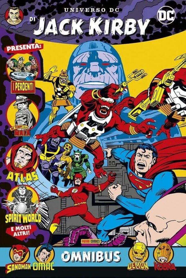 Copertina del fumetto Universo Dc di Jack Kirby, edizione italiana Panini Comics / DC / Marvel / Disney di Kirby, Wood & Colletta Copertina del fumetto Universo Dc di Jack Kirby, edizione italiana Panini Comics / DC / Marvel / Disney di Kirby, Wood & Colletta