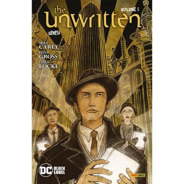 Copertina del fumetto The Unwritten 5 - Genesi, edizione italiana Panini Comics / DC / Marvel / Disney di Mike Carey, Peter Gross Copertina del fumetto The Unwritten 5 - Genesi, edizione italiana Panini Comics / DC / Marvel / Disney di Mike Carey, Peter Gross
