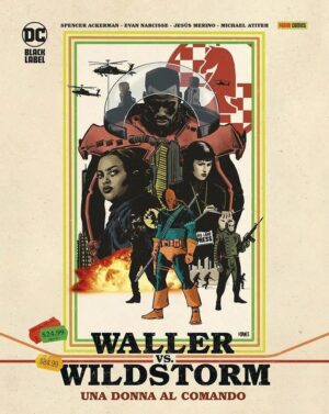 Copertina del fumetto Waller Vs Wildstorm - Donna Al Com., edizione italiana Panini Comics / DC / Marvel / Disney di Aa.Vv.