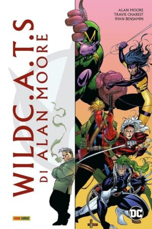 Copertina del fumetto Wildcats Alan Moore, edizione italiana Panini Comics / DC / Marvel / Disney di Alan Moore