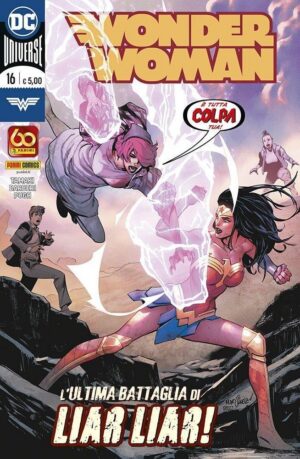 Copertina del fumetto Wonder Woman vol. 16, edizione italiana Panini Comics / DC / Marvel / Disney di Tamaki, Barberi & Pugh