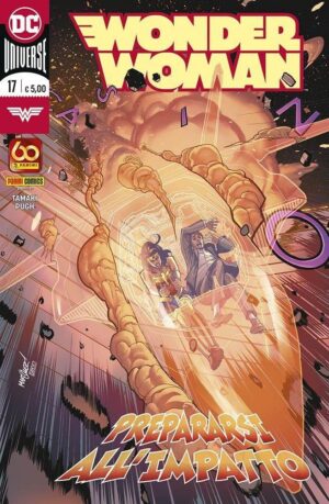 Copertina del fumetto Wonder Woman vol. 17, edizione italiana Panini Comics / DC / Marvel / Disney di Mariko Tamaki & Steve Pugh