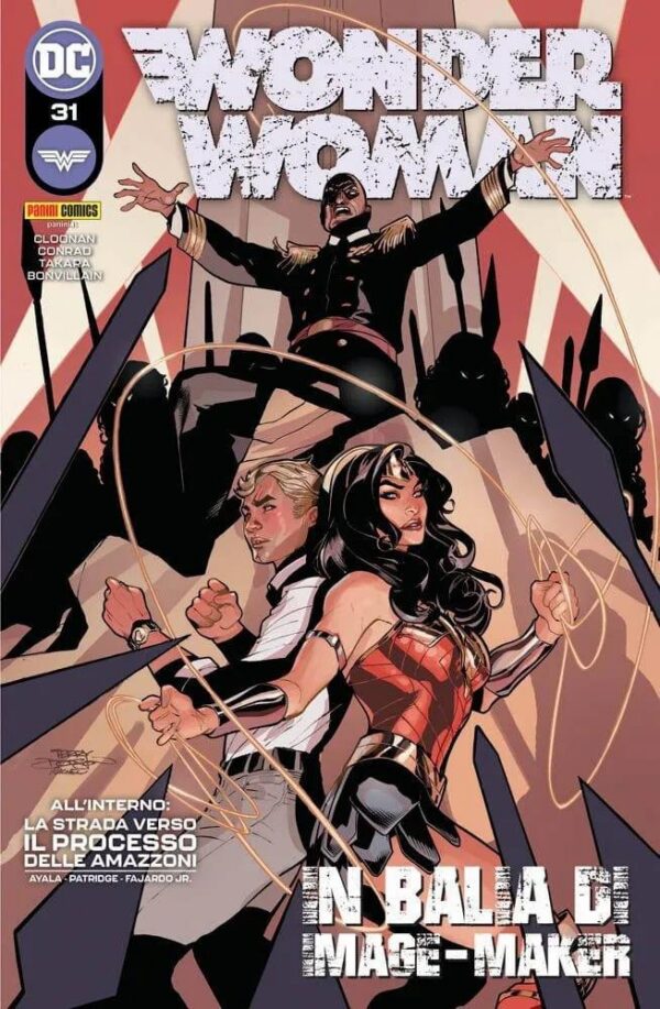 Copertina del fumetto Wonder Woman vol. 31, edizione italiana Panini Comics / DC / Marvel / Disney di Editore Copertina del fumetto Wonder Woman vol. 31, edizione italiana Panini Comics / DC / Marvel / Disney di Editore