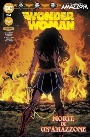 Copertina del fumetto Wonder Woman vol. 34, edizione italiana Panini Comics / DC / Marvel / Disney di Conrad, Kampe, Jones & Aa.Vv.