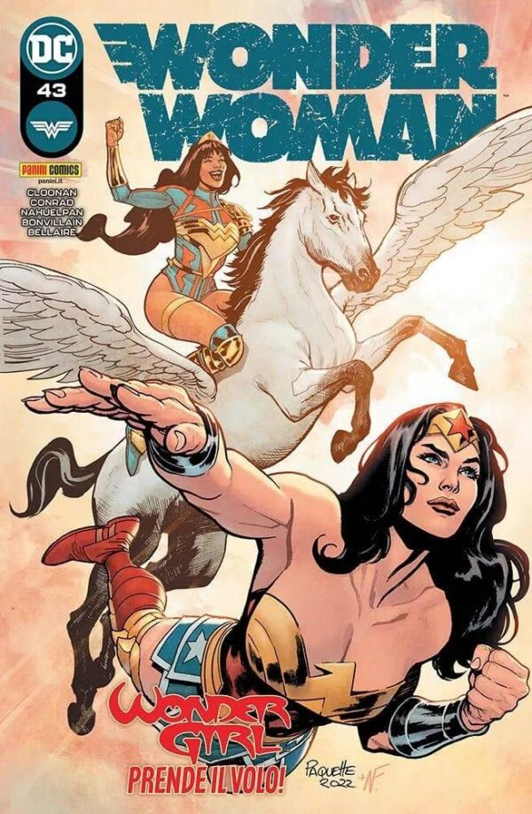 Copertina del fumetto Wonder Woman vol. 43, edizione italiana Panini Comics / DC / Marvel / Disney di Cloonan, Conrad & Aa.Vv. Copertina del fumetto Wonder Woman vol. 43, edizione italiana Panini Comics / DC / Marvel / Disney di Cloonan, Conrad & Aa.Vv.