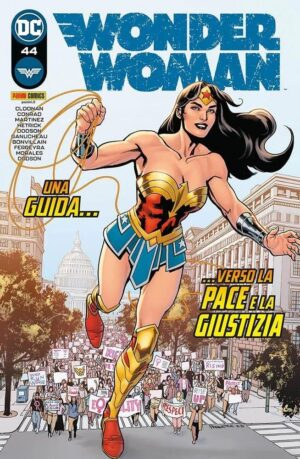 Copertina del fumetto Wonder Woman vol. 44, edizione italiana Panini Comics / DC / Marvel / Disney di Cloonan, Conrad & Aa.Vv.