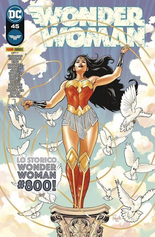 Copertina del fumetto Wonder Woman vol. 45, edizione italiana Panini Comics / DC / Marvel / Disney di Cloonan, Conrad, King & Aa.Vv. Copertina del fumetto Wonder Woman vol. 45, edizione italiana Panini Comics / DC / Marvel / Disney di Cloonan, Conrad, King & Aa.Vv.