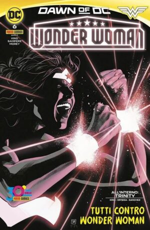 Copertina del fumetto Wonder Woman vol. 53, edizione italiana Panini Comics / DC / Marvel / Disney di King,Sampere & Ortega