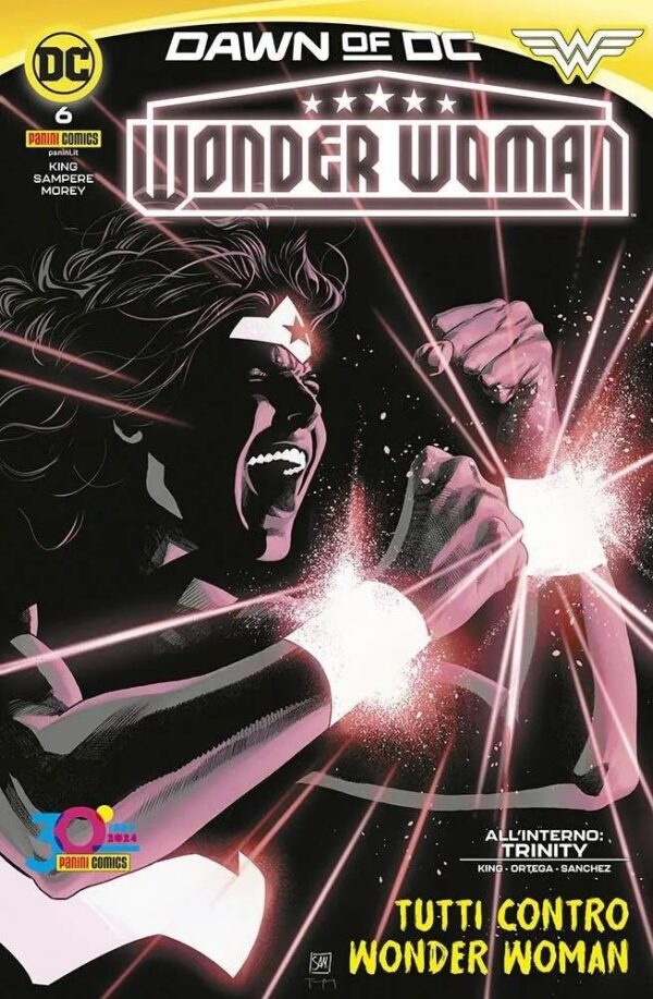 Copertina del fumetto Wonder Woman vol. 53, edizione italiana Panini Comics / DC / Marvel / Disney di King,Sampere & Ortega Copertina del fumetto Wonder Woman vol. 53, edizione italiana Panini Comics / DC / Marvel / Disney di King,Sampere & Ortega