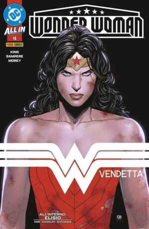 Copertina del fumetto Wonder Woman vol. 63, edizione italiana Panini Comics / DC / Marvel / Disney di Tom King & Daniel Sampere