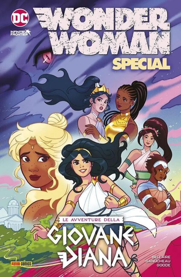 Copertina del fumetto Wonder Woman Special Giov.Diana vol. 1, edizione italiana Panini Comics / DC / Marvel / Disney di Bellaire & Ganucheau Copertina del fumetto Wonder Woman Special Giov.Diana vol. 1, edizione italiana Panini Comics / DC / Marvel / Disney di Bellaire & Ganucheau