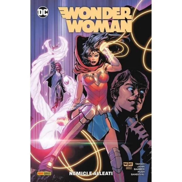 Copertina del fumetto Wonder Woman - Nemici e Alleati, edizione italiana Panini Comics / DC / Marvel / Disney di Aa.Vv.