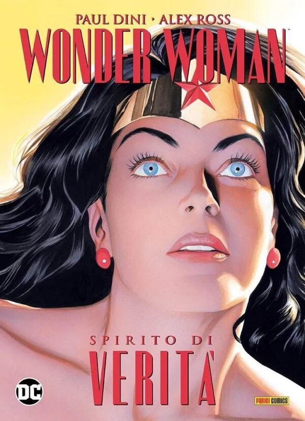 Copertina del fumetto Wonder Woman - Spirito di Verità, edizione italiana Panini Comics / DC / Marvel / Disney di Alex Ross & Paul Dini