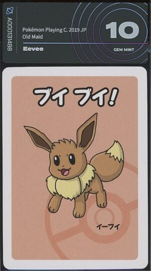 Eevee Old Maid gradata AiGrading - fronte (cert A000131488)