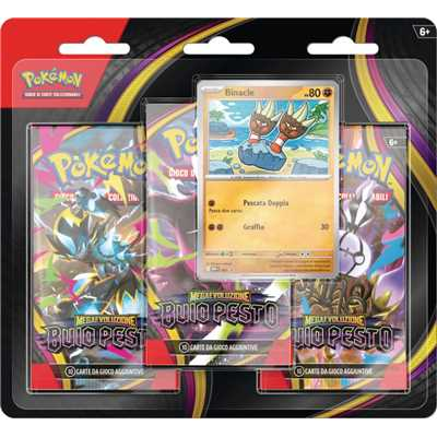 148831 Pokemon mega evoluzione buio pesto 3 pack blister ITA
