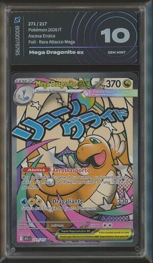 Mega Dragonite ex 271/217 · Ascesa Eroica · Gradata AiGrading