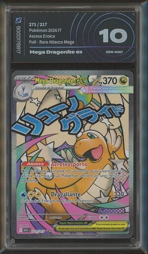 Mega Dragonite ex 271/217 · Ascesa Eroica · Gradata AiGrading