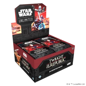 Star Wars: Unlimited - Twilight of the Republic Booster Box (24 bustine) – Inglese sigillato, disponibile su Otakuworld Svizzera