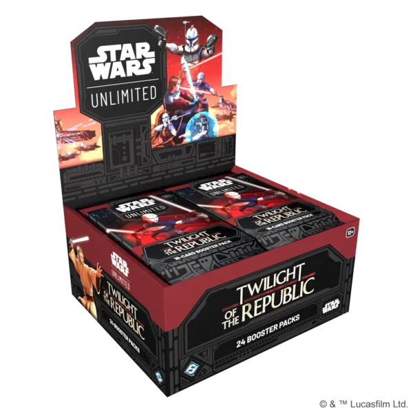 Star Wars: Unlimited - Twilight of the Republic Booster Box (24 bustine) – Inglese sigillato, disponibile su Otakuworld Svizzera