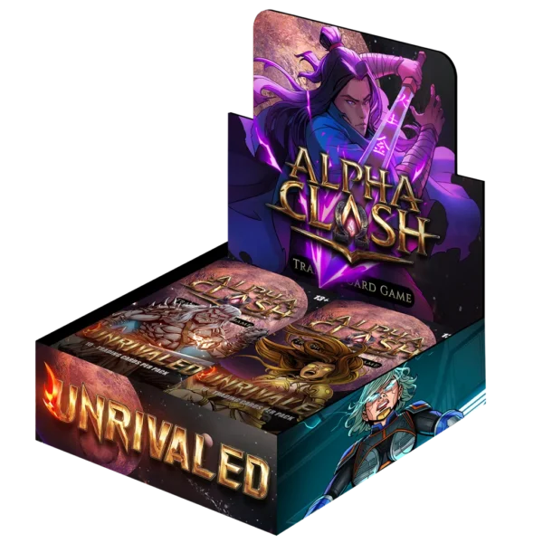 Alpha Clash - Unrivaled Booster Box (24 bustine) – Inglese Alpha Clash - Unrivaled Booster Box (24 bustine) – Inglese sigillato, disponibile su Otakuworld Svizzera