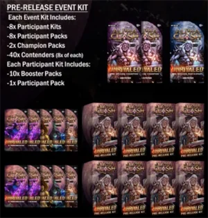 Alpha Clash - Unrivaled Pre-Release Event Kit – Inglese sigillato, disponibile su Otakuworld Svizzera