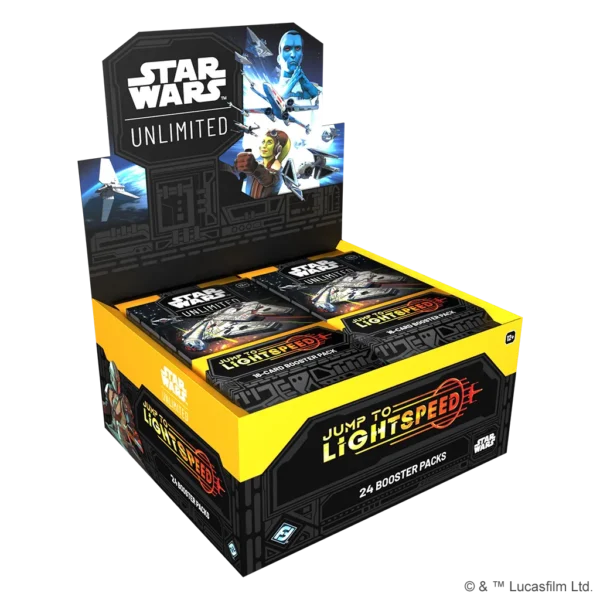 Star Wars: Unlimited - Jump to Lightspeed Booster Box (24 bustine) – Inglese Star Wars: Unlimited - Jump to Lightspeed Booster Box (24 bustine) – Inglese sigillato, disponibile su Otakuworld Svizzera