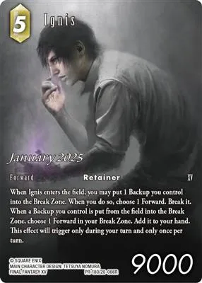 Final Fantasy TCG Jan 2025: [20-066R] Ignis – Tedesco sigillato, disponibile su Otakuworld Svizzera