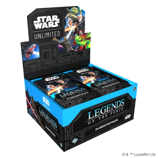 Star Wars: Unlimited - Legends of the Force Booster Box (24 bustine) – Inglese Star Wars: Unlimited - Legends of the Force Booster Box (24 bustine) – Inglese sigillato, disponibile su Otakuworld Svizzera