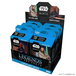 Star Wars: Unlimited - Legends of the Force Spotlight Deck Display (6 mazzi) – Inglese sigillato, disponibile su Otakuworld Svizzera